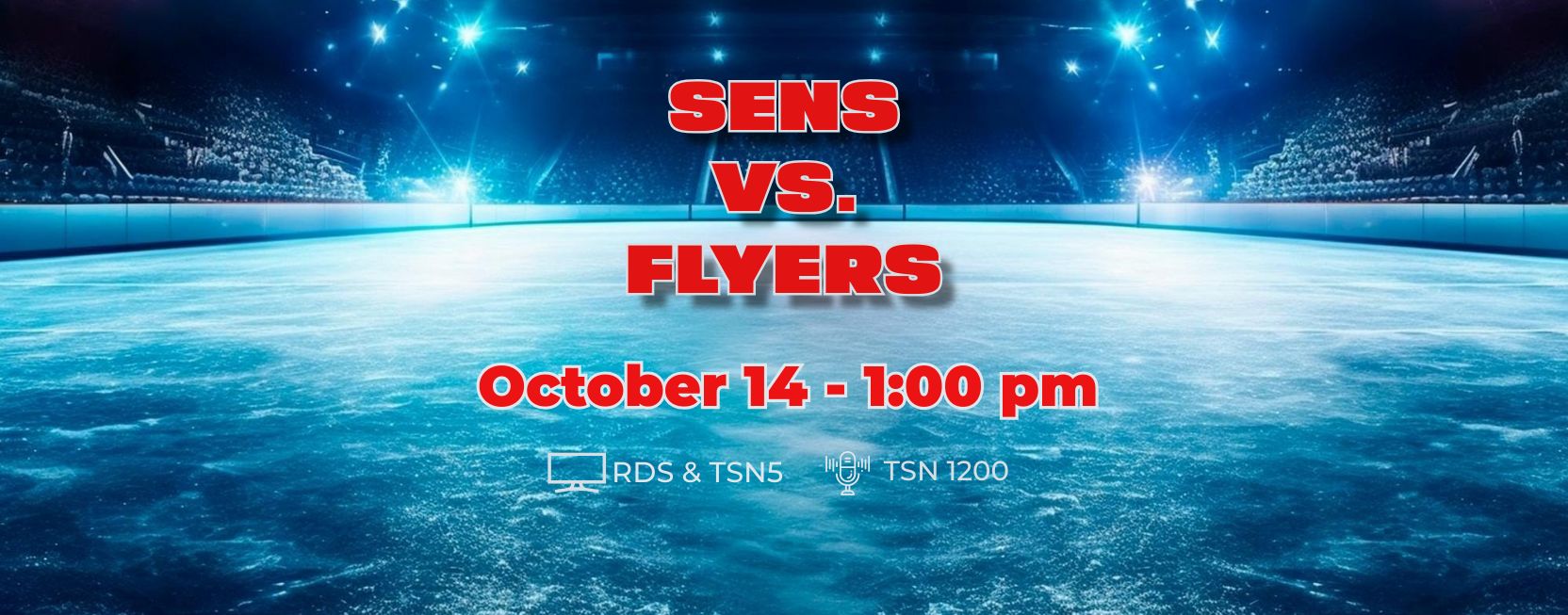 Game Day – Sens vs. Flyers – Oct 14, 2023