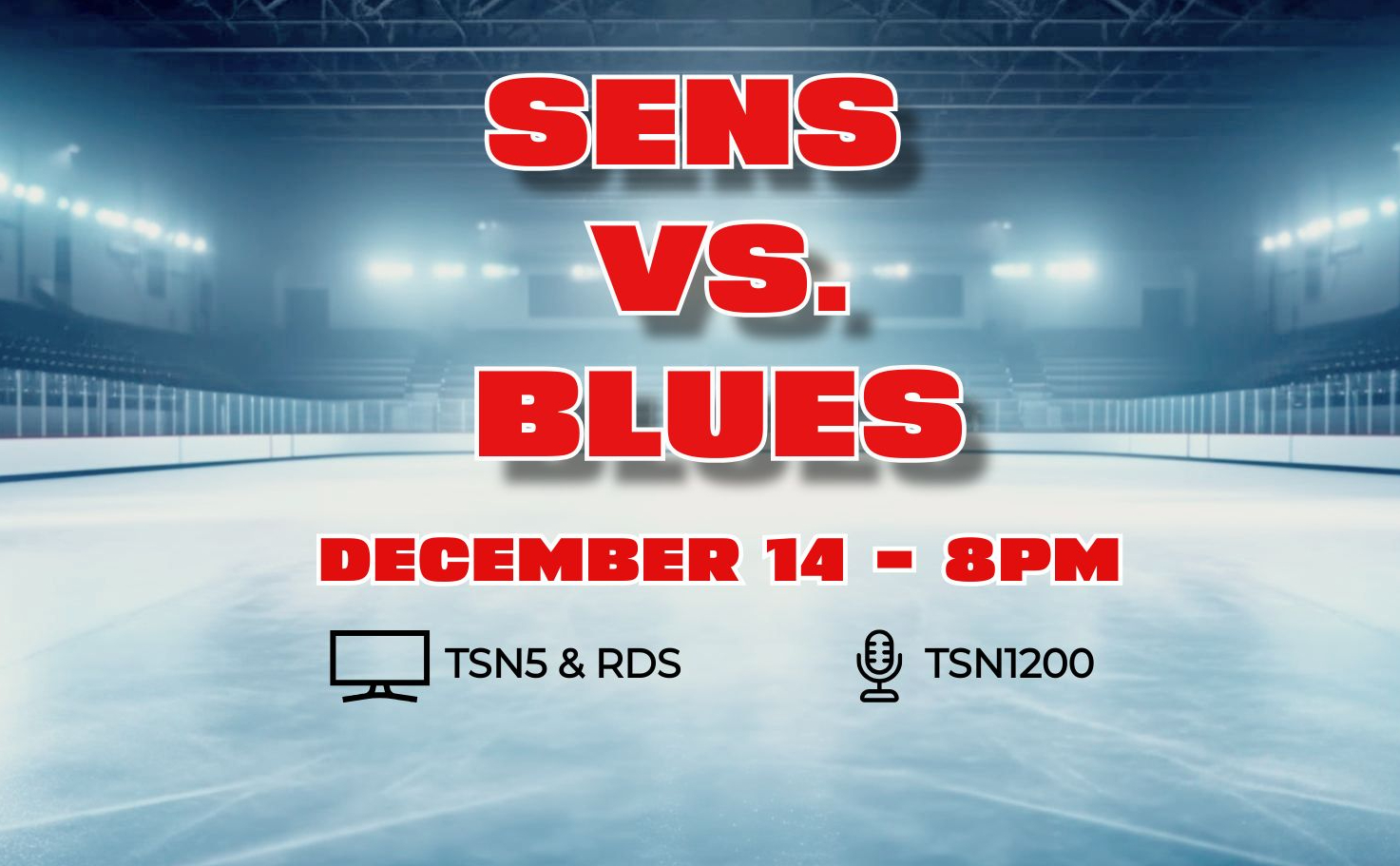 Game Day – Sens vs. Blues – Dec 14, 2023