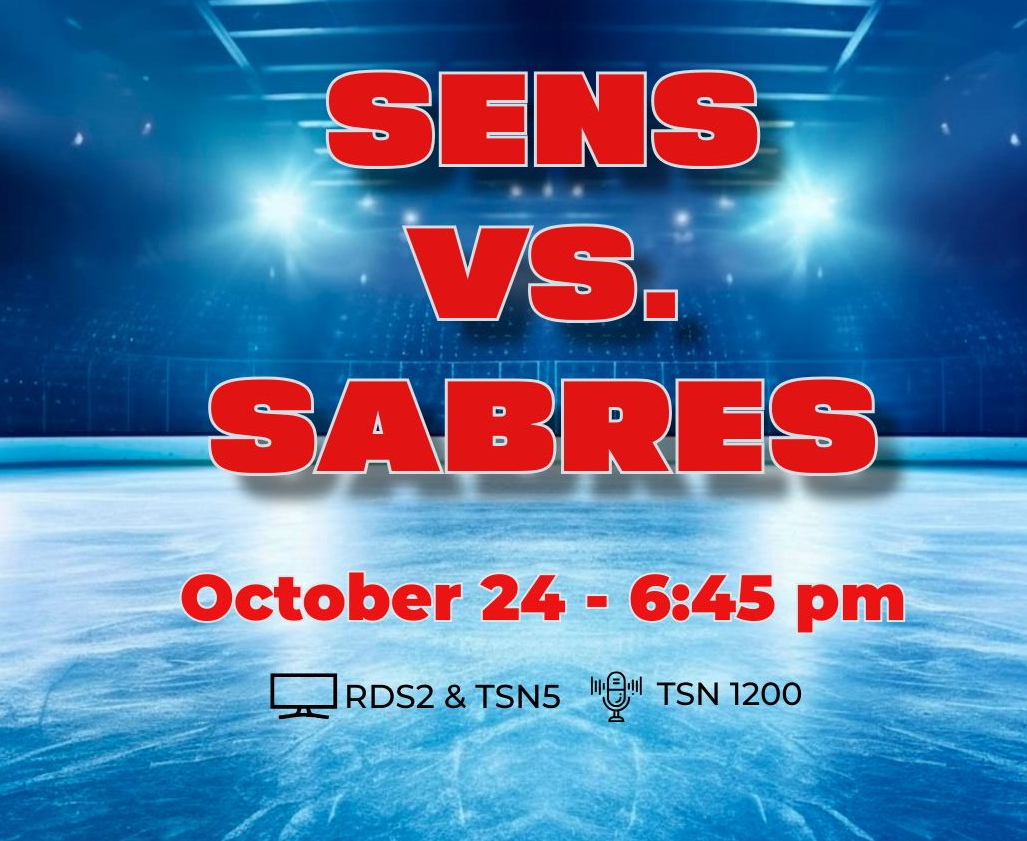 Game Day – Sens vs. Sabres – Oct 24, 2023