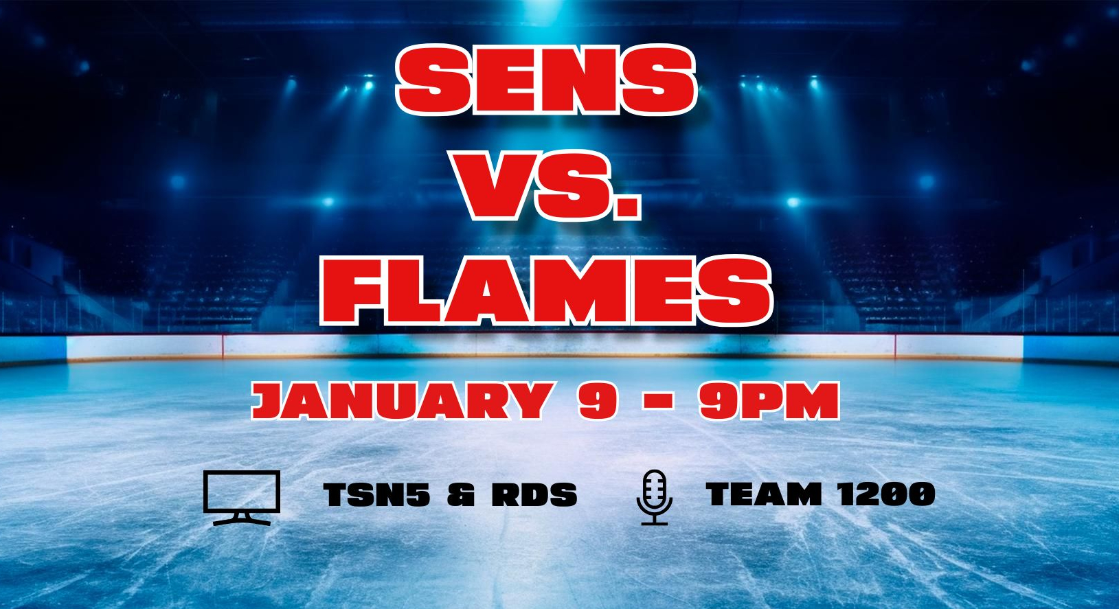 Game Day – Sens vs. Flames – Jan 9, 2024