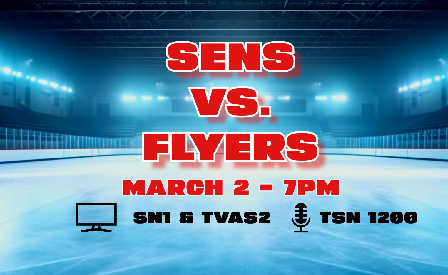 Game Day – Sens vs. Flyers – Mar 2, 2024